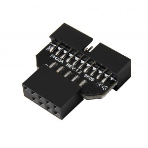 Motherboard Usb2.0 9pin To Usb3.0 20pin Front Panel Connector Converter Usb 3.0 To Usb 2.0 9 Pin Header Female Adapter