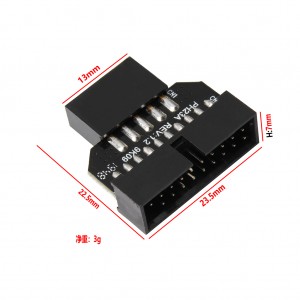 Motherboard Usb2.0 9pin To Usb3.0 20pin Front Panel Connector Converter Usb 3.0 To Usb 2.0 9 Pin Header Female Adapter