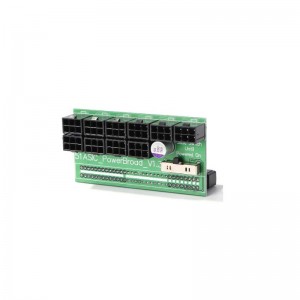 Power Supply Breakout Board 750W-1200W PSU 10 Ports PCIe 6 Pin for HP DPS-800GB A DPS-1200FB A DPS-1200QB A BTC Miner Mining