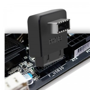 USB3.0 19P/20P to Type-C 90 Degree Adapter PH73A PH73B Adapter Mainboard for Desktops PC Supply