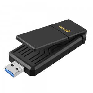 New HG AC1300M USB WiFi Adapter, 2.4G/5G Wireless WiFi dongle, suitable for Windows 11 support laptop desktops