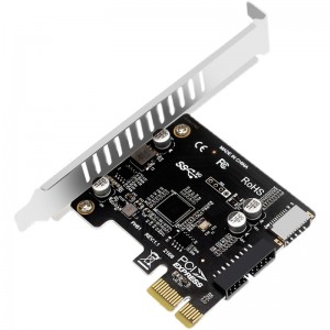 PCIE USB 3.0 Card PCI Expree to Type-E USB3 19P Expansion Card Super Speed 5Gbps Type C Controller Adapter