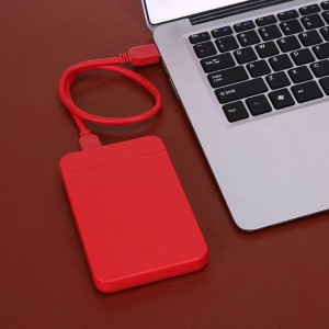 Tool Free 2.5 Inch SATA III HDD Enclosure Screwless 5gbps 3TB Hard Disk Drive Case Plastic SSD case
