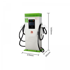 Off grid ev solar charging station 60kw mobile energy fast charging pile with advertising screen
