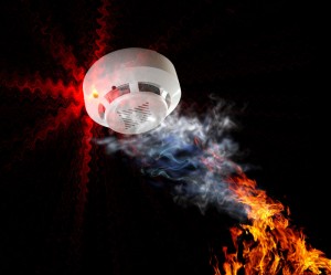 433Mhz Wireless Home fire alarm smoke detector 9v