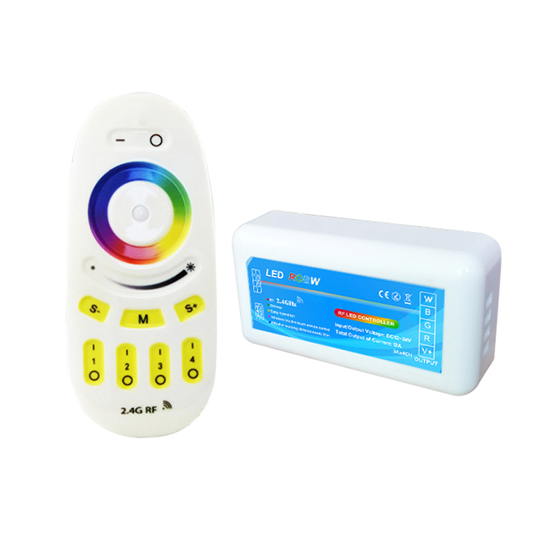 2.4G 4 Zone touch button RGBW Controller