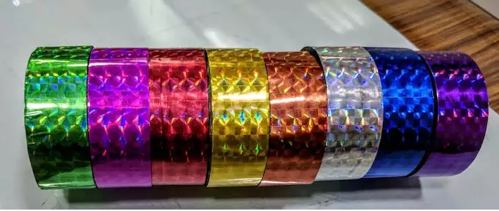 Tapes-Exotic Decorative Sports holographic Mirror laser tapes