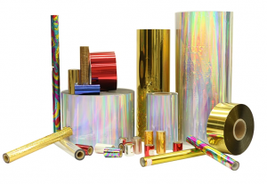 Sliver Metallized Aluminum film Laminated on paper for cosmetic packaging materials