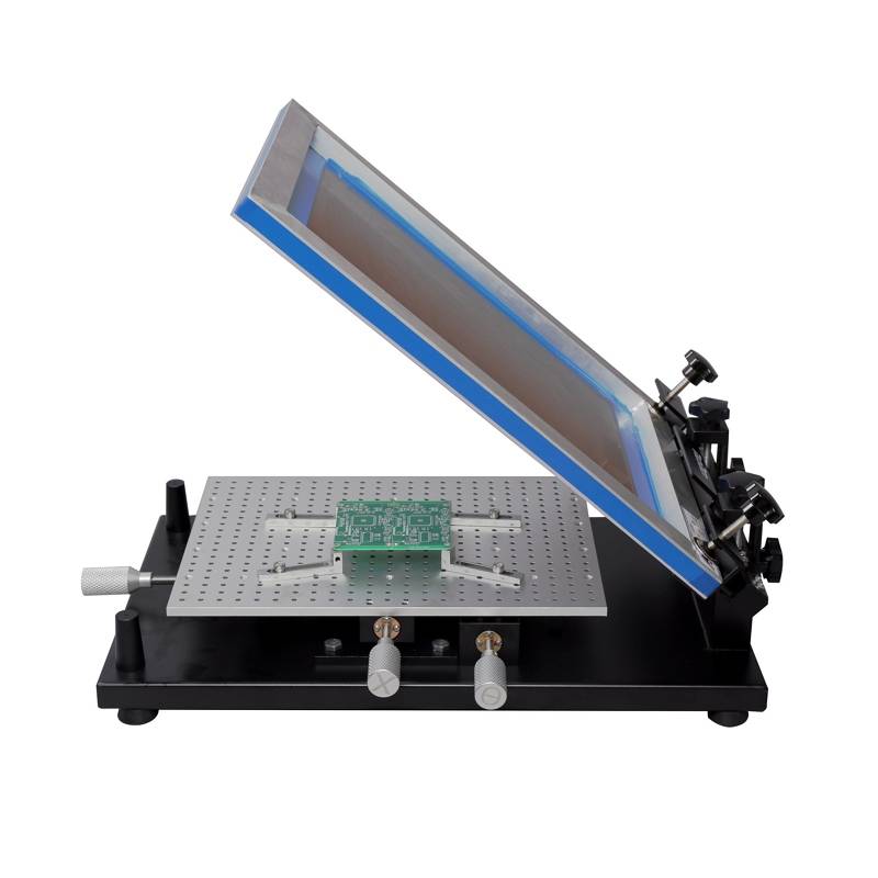 High Accuracy PCB SMT Manual Stencil Printer 3040 Solder Paste Printing  Machine
