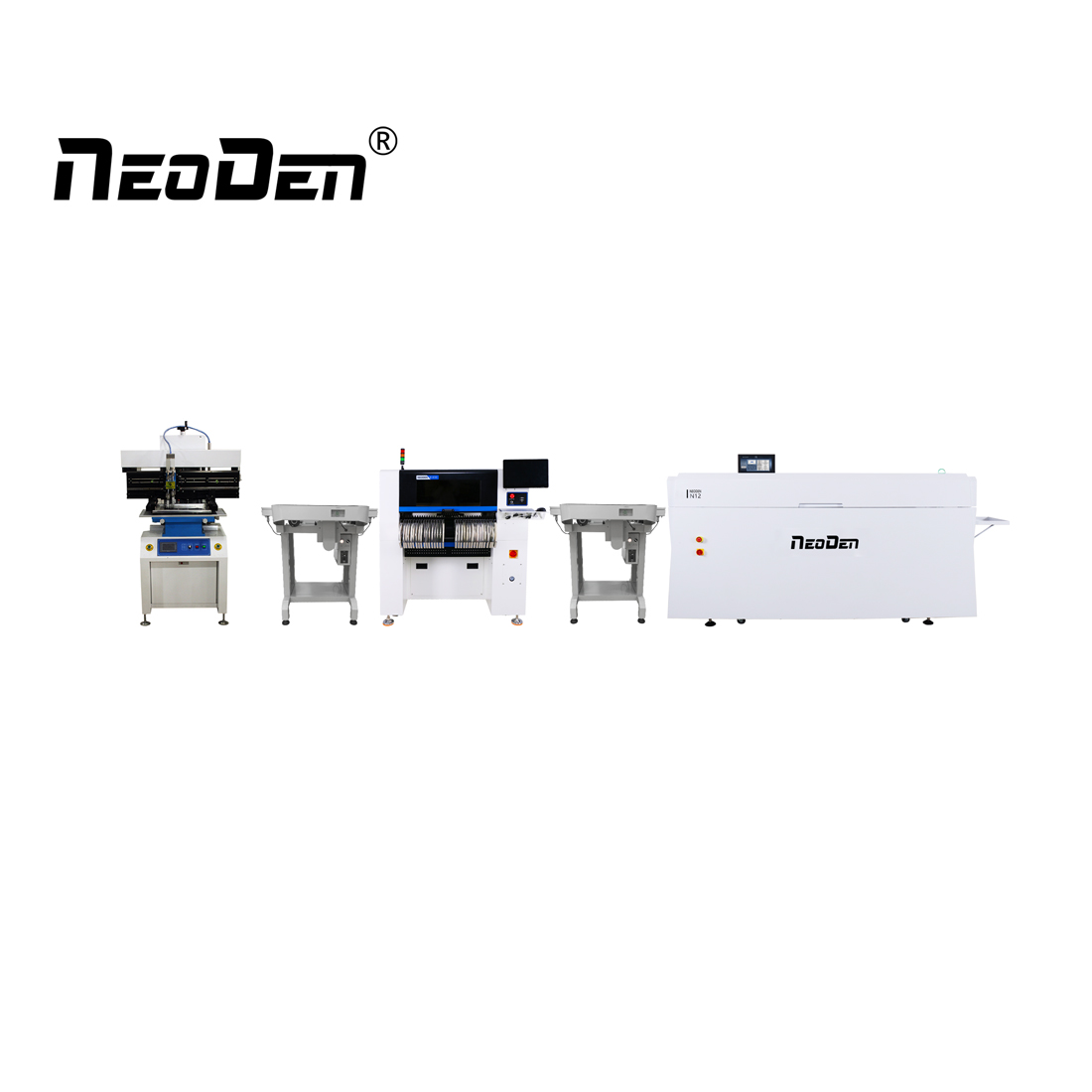 NeoDen High Speed Production Line for LED PCBA Manufacturing