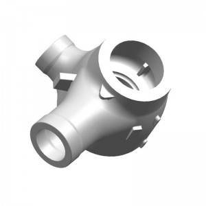 Medium Pressure Union Valve Housing Large Steel Casting Supplier from China
