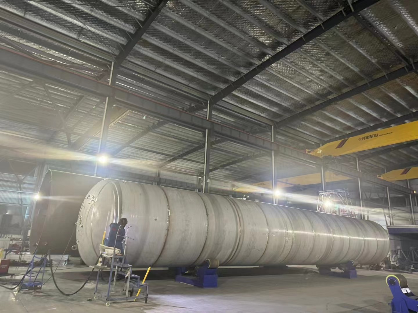 Working Overtime at Night to Deliver High-Quality Cryogenic Storage Tanks: Thank you for your trust