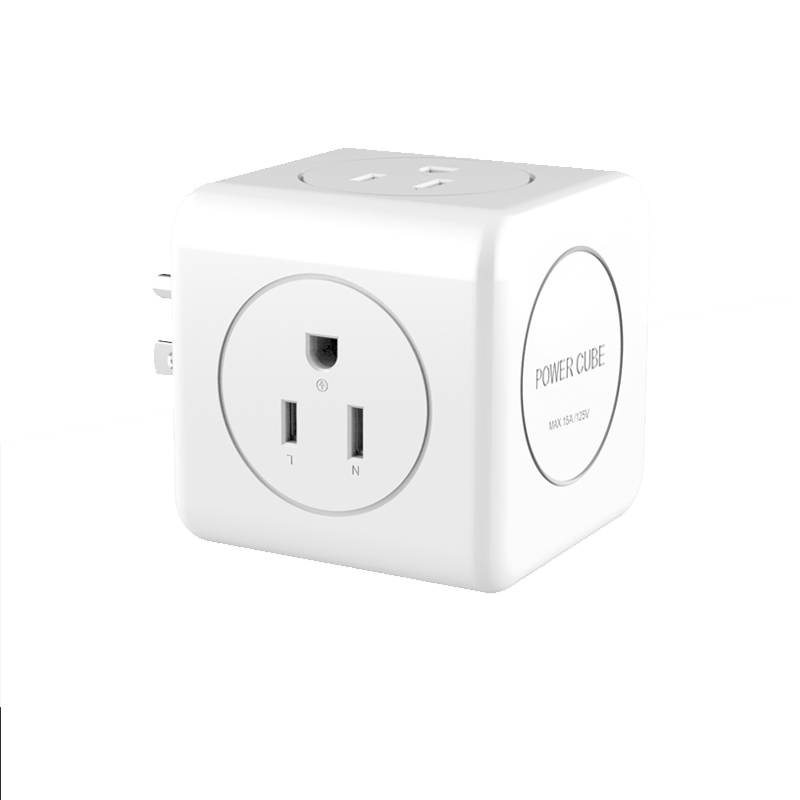 American Standard Overload Protection Type-C PD 18W USB Magic Plug Cube Socket Featured Image
