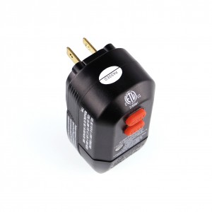 USA POWER STRIP GFCI wiring plug 15A anti-shock protector leakage protection three-pin plug surge protector power strip