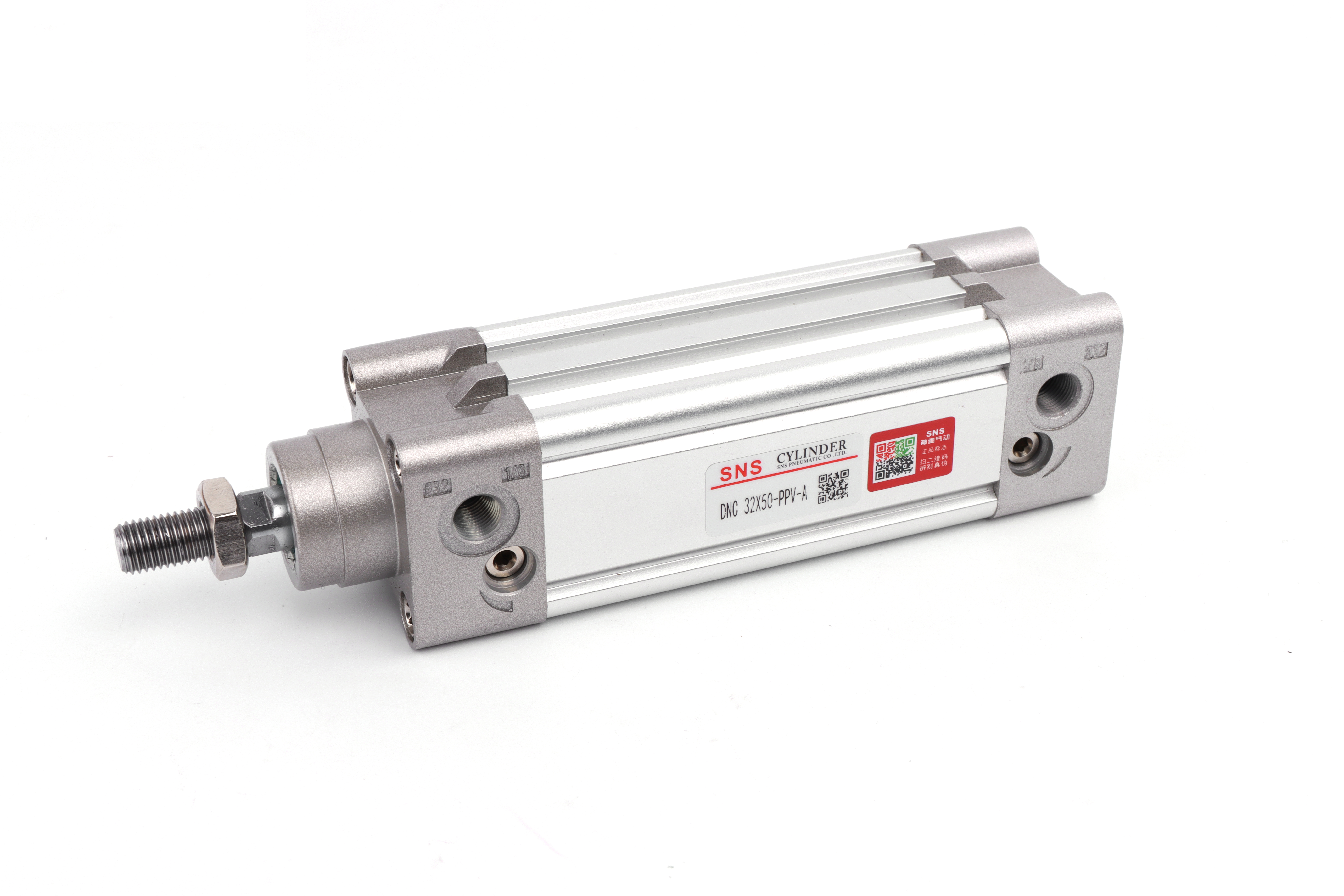 China Wholesale Sc Series Cylinder Factory - SNS DNC Series Double Acting Aluminum Alloy Standard Pneumatic Air Cylinder with ISO6431 – SNS