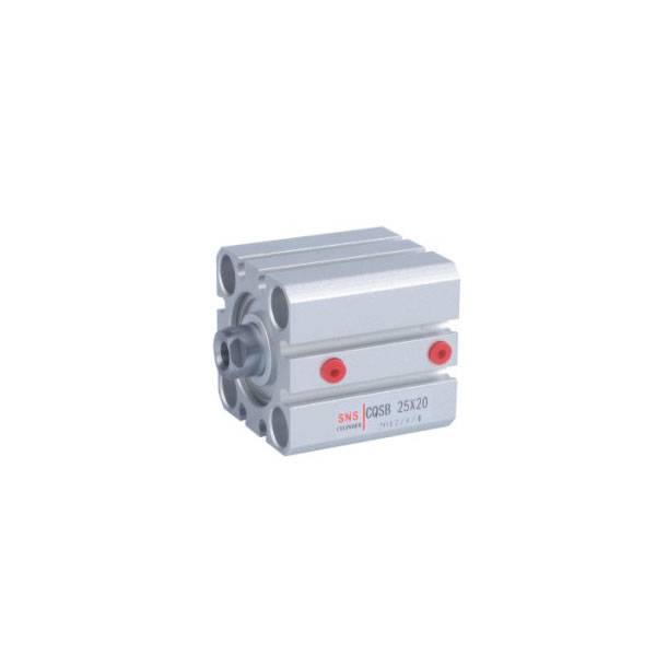 China Wholesale Double-Shaft Cylinder Manufacturers - SNS CQS Series aluminum alloy double/single acting Thin type pneumatic standard air cylinder   – SNS