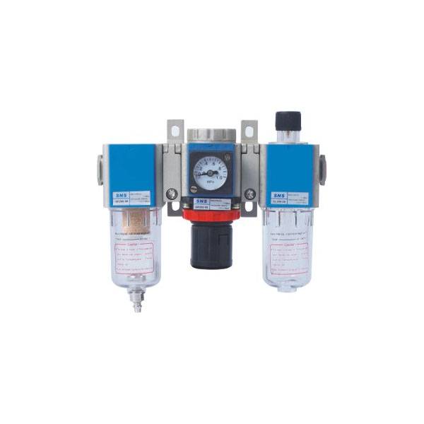 China Wholesale Air Regulator Pricelist - SNS pneumatic GC Series FRL unit air source treatment combination air filter pressure regulator with lubricator – SNS