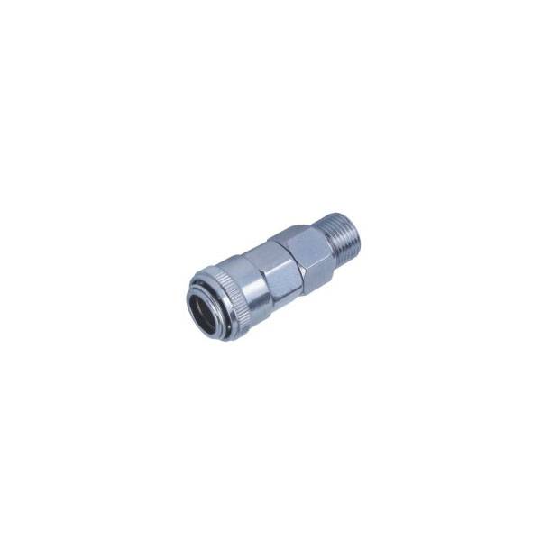 China Wholesale Angle Valve Factory - SNS LSM Series self-locking type connector zinc alloy pipe air pneumatic fitting – SNS