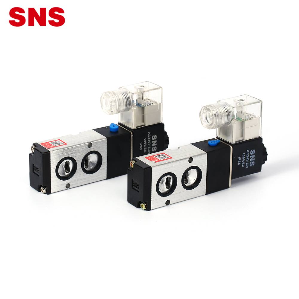China Wholesale Speed Controller Fitting Manufacturers - SNS 4M series airtac electrical flow 2 position 5 port pneumatic control solenoid valve – SNS