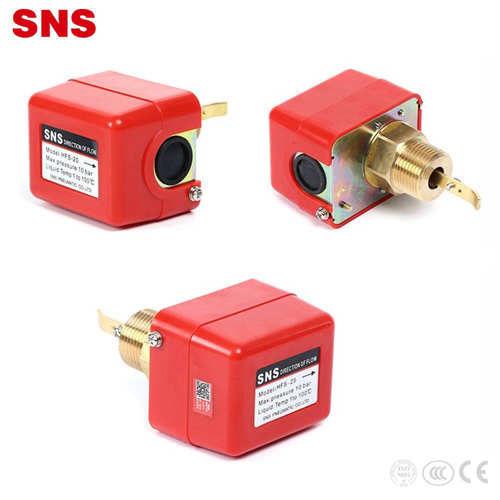 SNS HFS Series Pneumatic male thread connection electronic liquid flow control valve