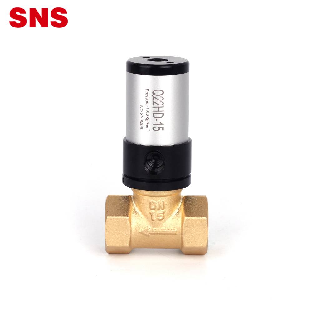 China Wholesale Female Straight Connector Pricelist - SNS Q22HD series two position two way piston pneumatic solenoid control valves – SNS
