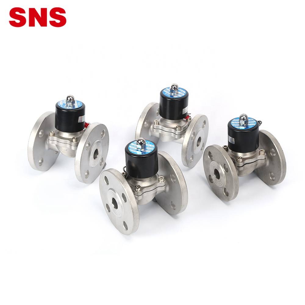 China Wholesale Pressure Control Switch Factories - SNS 2WBF Series Liner Safety Floating Relief Pneumatic Control Valve Solenoid Valve With Stainless Steel Flange – SNS