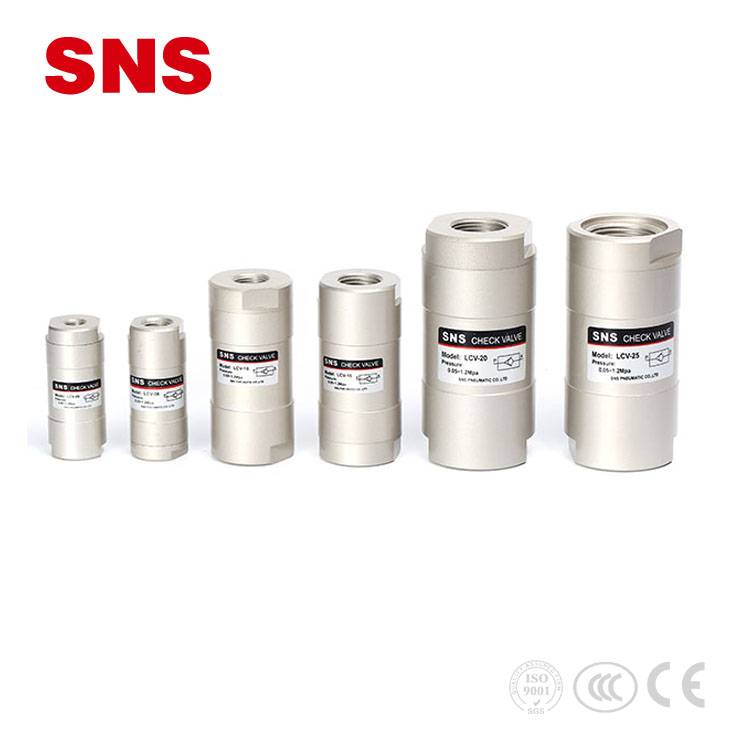 SNS LCV series pneumatic control valve air one way speed control valve