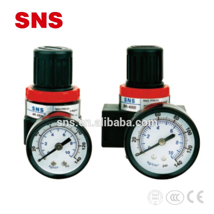 China Wholesale Small Air Cylinder Factories - SNS A/B Series Aluminum Alloy Adjustable Pneumatic Air Source Treatment Filter Air Regulator – SNS