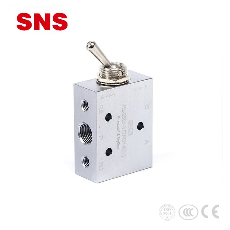 China Wholesale Solenoid Control Valve Manufacturers - SNS HL Series aluminum alloy direct acting type pneumatic knob button switch – SNS
