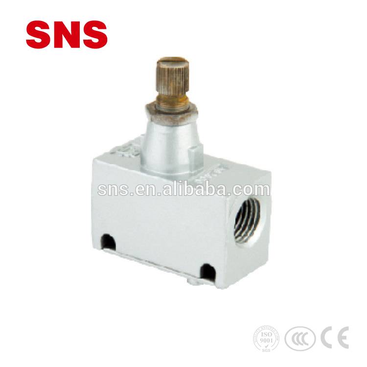 China Wholesale Speed Control Valve Manufacturers - SNS AS Series Universal simple design standard aluminum alloy air flow control valve – SNS