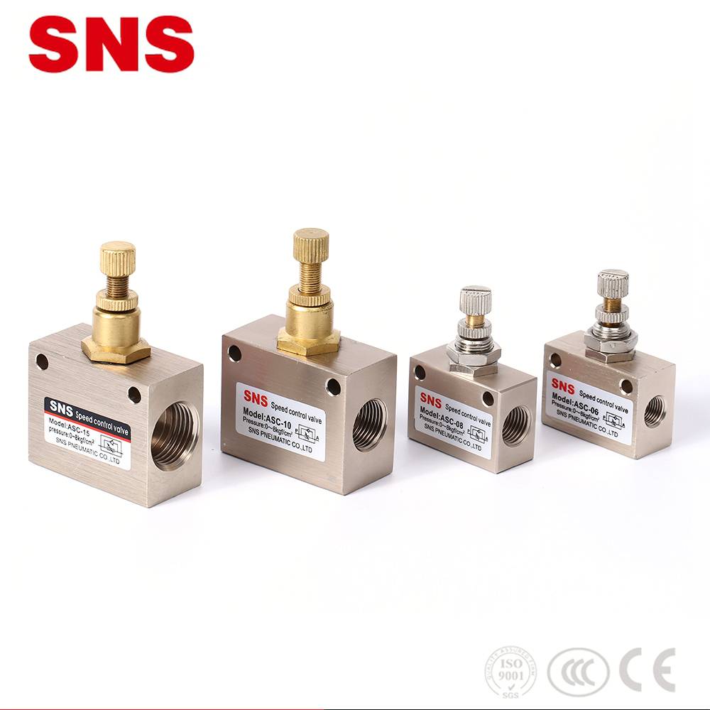 China Wholesale Speed Controller Fitting Quotes - SNS pneumatic ASC series air  flow control valve – SNS