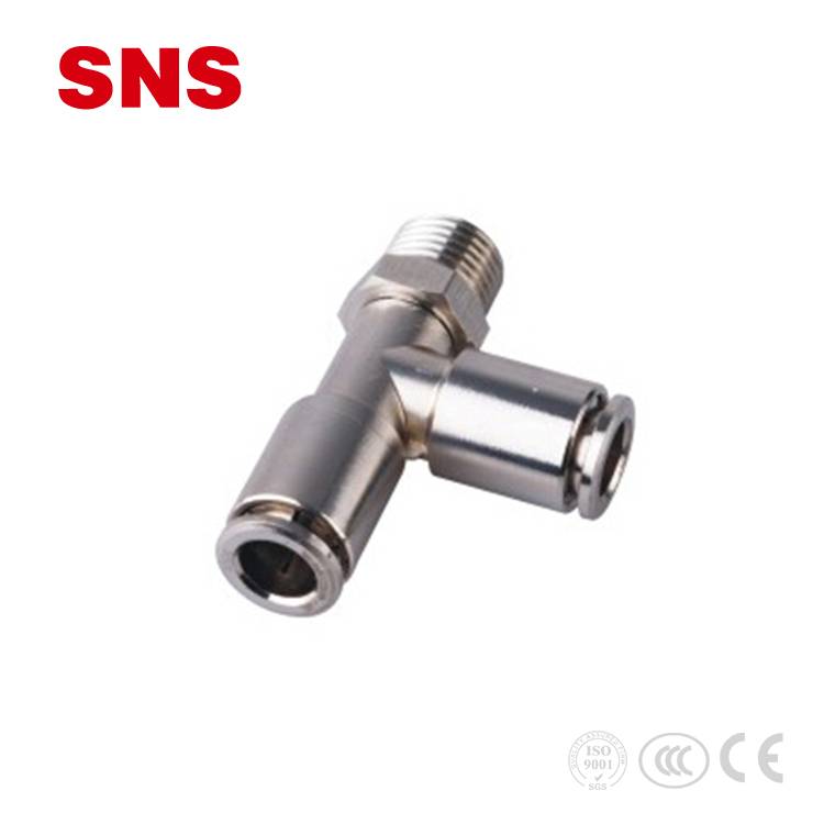 SNS JPD series factory supply brass high quality quick wire pneumatic fitting