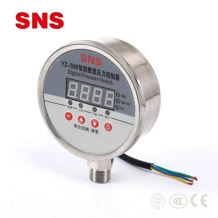 China Wholesale Filter Regulator Manufacturers - SNS YZ-S9 Supplier Intelligent Industrial digital pressure gauge with led – SNS
