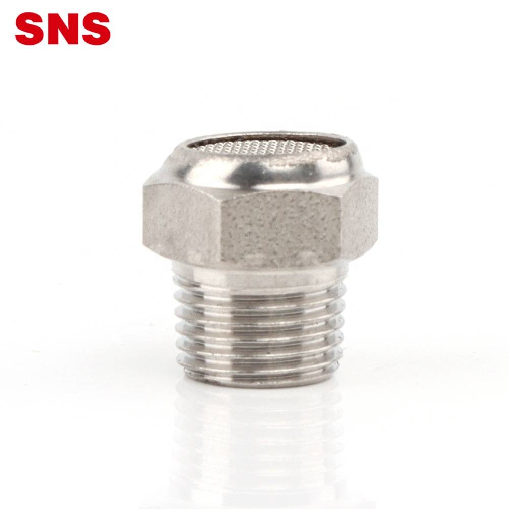 China Wholesale Quick Exhaust Valve Pricelist - SNS BKC-V series stainless steel pneumatic valve flat end exhaust muffler air silencer – SNS