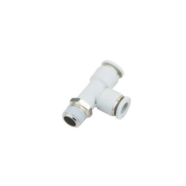 China Wholesale Hand Valve Manufacturers - SNS BPD Series pneumatic one touch T type 3 way joint male run tee plastic quick fitting air hose tube connector – SNS
