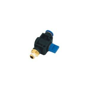 SNS HVSF-A Series male thread flow control hand valve plastic pneumatic air hose tube fitting quick connector