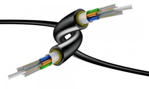 24F – 144F 루즈 튜브 ADSS 광 케이블 Corning Fiber |전체 유전체 공중 광섬유 케이블 80 - 100M 스팬