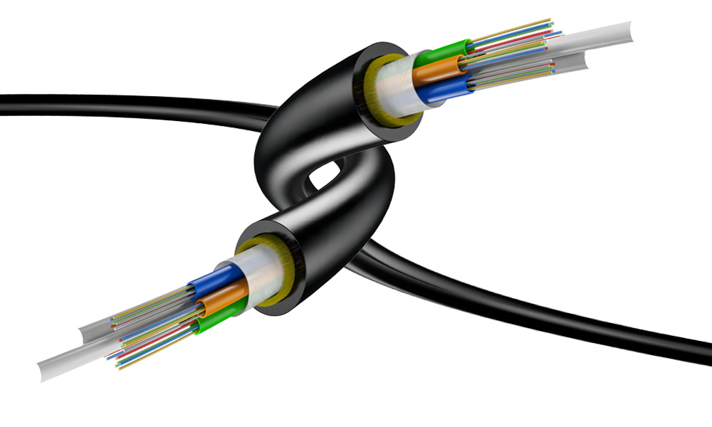 Vente en gros de câble optique ADSS à tube libre 24F – 144F Fibre Corning, Câble à fibre optique aérien entièrement diélectrique Fabricant et  fournisseur de portée de 80 à 100 m