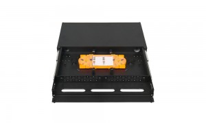 Волоконно-оптическая патч-панель FTTH с 24 портами, доступными для адаптеров SC/ST/FC/LC
