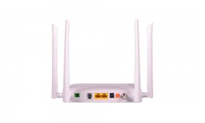 FTTH دو باند 2GE+POTS+CATV+WiFi VOIP XPON ONT