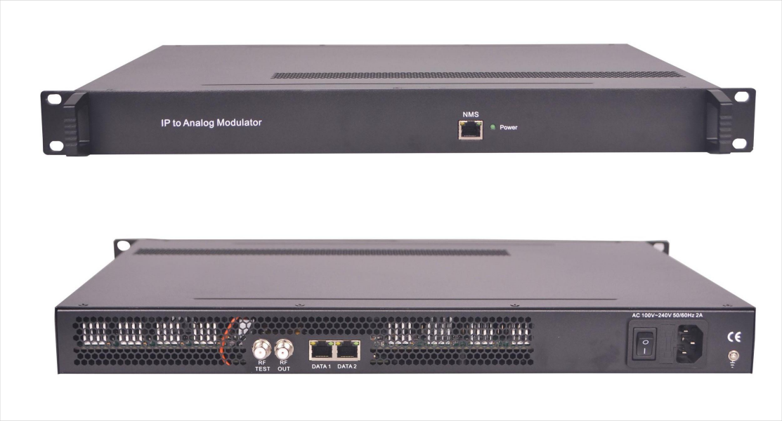 SFT2500C CATV 32 en 1 canales PAL NTSC IP a modulador analógico