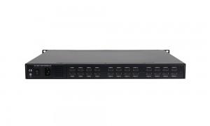 SFT3228M-N მხარდაჭერა H.264/MPEG-4/H.265 2/4/8/16/24*HDMI არხების შეყვანა IPTV შიფრატორი
