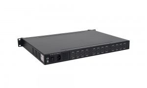 SFT3228M-N Stuðningur H.264/MPEG-4/H.265 2/4/8/16/24*HDMI rásir Inntak IPTV kóðara