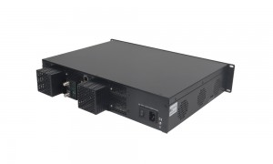 SFT6400A 4*GE įvestys PAL B/G NTSC 64 in 1 IP į analoginį moduliatorių