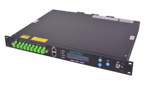 1550nm စွမ်းအားမြင့် Optical Amplifier 4 Outputs WDM EDFA