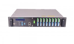 Hwj chim 1550nm WDM EDFA 32 Ports LC / APC thiab LC / UPC Connectors