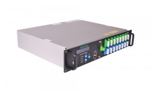 Høyeffekt 1550nm WDM EDFA 32-porter LC/APC- og LC/UPC-kontakter