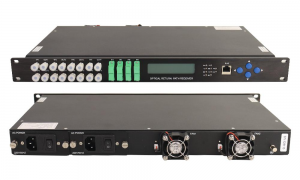 SR808R CMTS Bi-directional 5-200MHz 8-ara Whakahoki Ara Optic Receiver with AGC