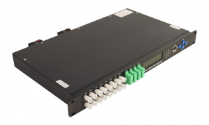 SR808R CMTS kétirányú, 5-200 MHz-es 8-utas visszatérő út optikai vevő AGC-vel