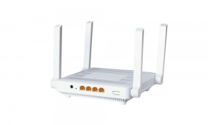 4*GE(1*WAN+3*LAN)Haingana hatramin'ny 1.8Gbps Gigabit Wi-Fi 6 Router